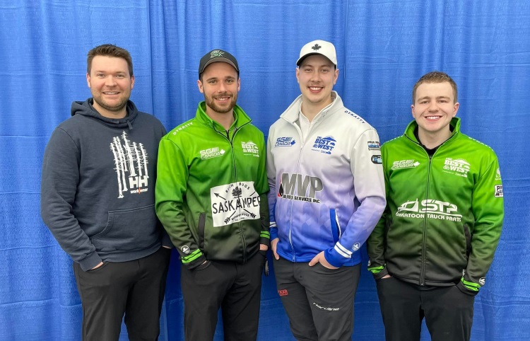 Dustin Kalthoff and Dallan Muyres squads heading for the Tankard